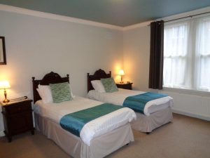 Twin Bedroom Bed and Breakfast Accommodation at Hamilton House Dumfries