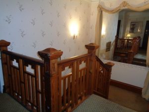 Hall and stairs at Hamilton House Dumfries